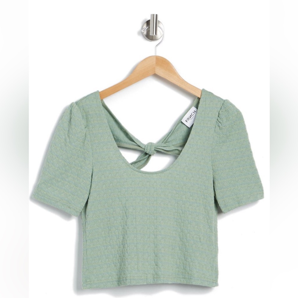 Sage Green Crop Top